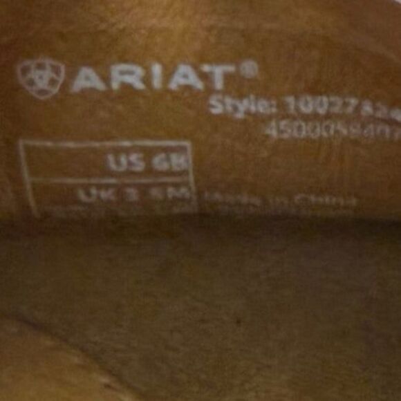 Ariat Womens Brown Bridgeport Sandals Slip On Slides - Size 6 shoes - Picture 6 of 7